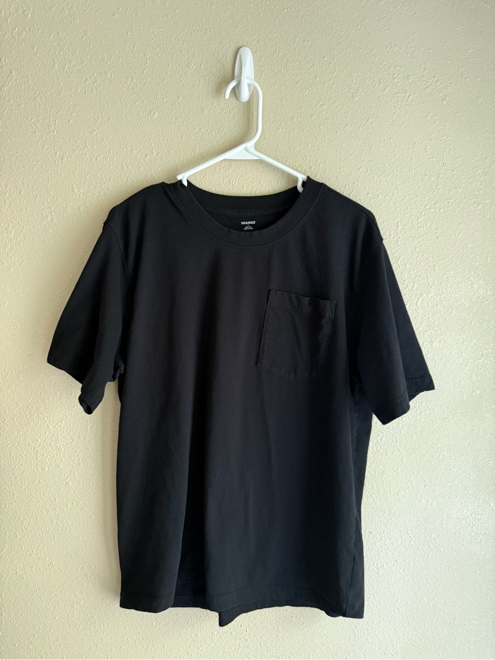BRAHMA Men’s Short Sleeve Black Pocket T Shirt L (42-44)